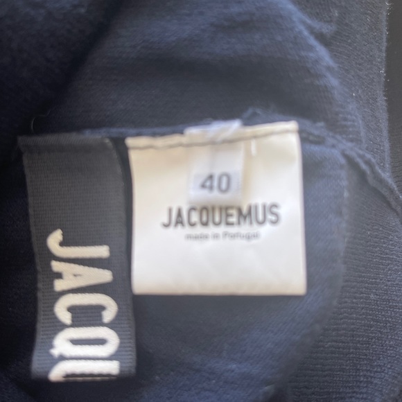 JACQUEMUS Baya Turtleneck Cutout Open Back Sweater - Picture 8 of 10